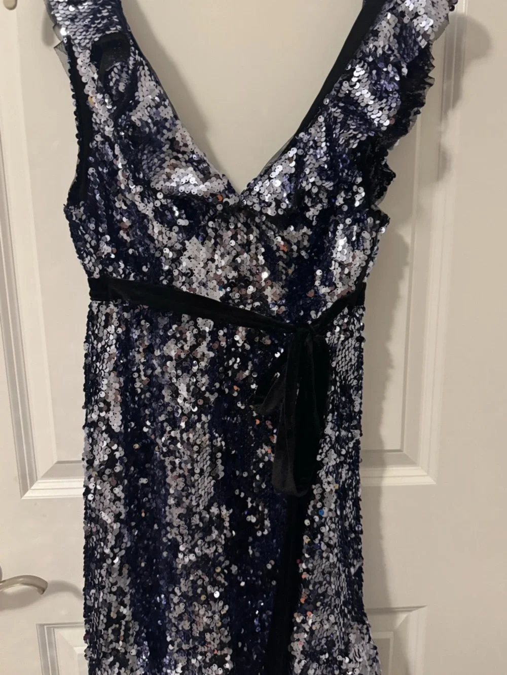 Free People Purple Siren Sequin Dress Size 6 - Picture 7 of 16